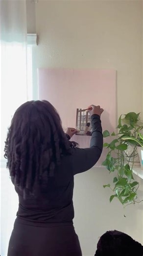 DIY Fabric Pin Board | #shorts,#diy,#smallapartmentdecor