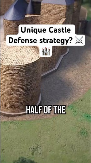 Castle Defense Strategy: Giant Moats 🏰🛡️ #building #history #fortress