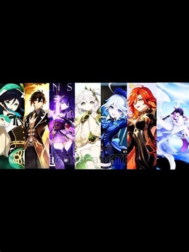 七神! ! #原神 #genshinimpact #genshin #芙寧娜 #溫迪 #鍾離 #raidenshogun #雷電將軍 #納西妲 #瑪薇卡 #哥倫比婭