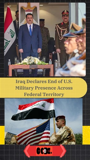 CODE FILE on Instagram: "Iraq has announced the full withdrawal of U.S. forces, ending a long chapter in its modern history. 🇮🇶🇺🇸 This decision reshapes the country’s security future and could shift the balance of power across the Middle East. What happens next may define the region for years to come. - #Iraq #MiddleEast #USWithdrawal #BreakingNews #Geopolitics #IraqNews #MiddleEastCrisi #WorldNews"