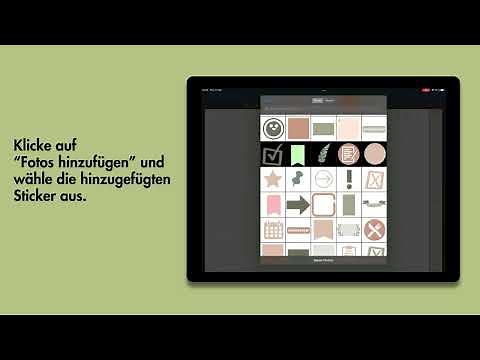 GoodNotes Sticker importieren | Tutorial Deutsch | Planery
