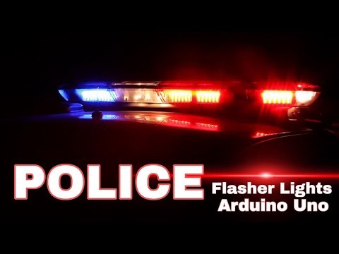 DIY Police Flasher Lights for RC Car | police flasher lights for car | police light in cycle