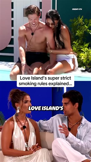 Love Island is super strict on 🚬 but Islanders are still doing it 👀 #loveisland #loveislanduk #loveislandallstars #loveislandrules