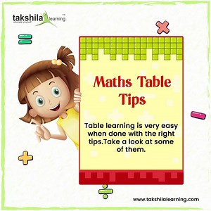 Table Learning is very easy when done with the right tips. . . Table Learning Tips #tabletricks . . 🌟 Follow us Takshila Learning to get daily tips and updates 📞 Call us at 8800999280/ 83/ 84 . . Comment and add more to the list ➡️ #mathsforkids #maths #tablelearning #takshilalearning #onlinelearningplatform #educateyourself #mathstable #mathstabletricks #mathstricks #mathstips #mathswednesday #mathstipsandtricks #onlineclasses #mathsforkids | Takshila Learning