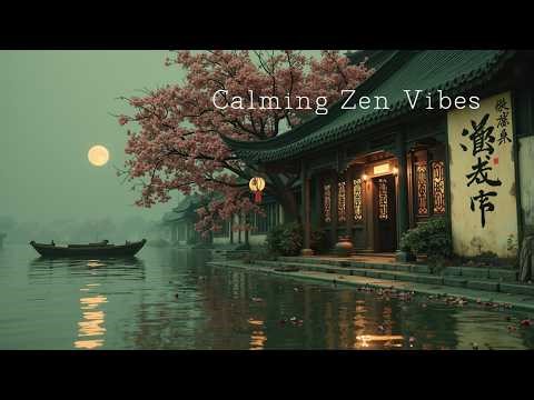 Tranquil Zen Music ~ Soothing Chinese Flute for Deep Relaxation & Healing