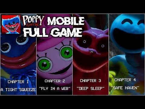 POPPY PLAYTIME MOBILE All Chapters 1-4 FULL Gameplay Walkthrough (4K60fps)
