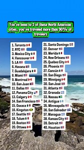 How many of these North American cities have you visited? ** And what's your favorite from this list? • #northamericantour #usa #canada #travelideas #destinations Travel North America, USA travel, Canada, #southamerica #usatravel #canada #northamerica | Anarick Dalziell