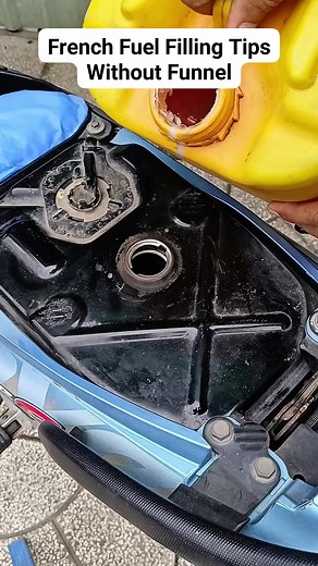 5.8K views · 30 reactions | French Fuel Filling Tips Without Funnel #Tooltips #Tools #Tips #Tutorial #DIY #LifeHacks #CaraMudah #IdeKreatif #Inspirasi #AlatBuatanSendiri #DIYTools #Pertukangan #Woodworking #Kreatif #Workshop #HomeImprovement #BengkelRumahan #FYP #Viral #ReelsIndonesia #ReelsFB #BelajarOnline #TeknikSederhana | Ryzen Tanu S | Facebook