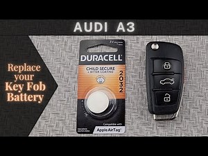 Replace an Audi A3 2012-2019 Key Fob Battery