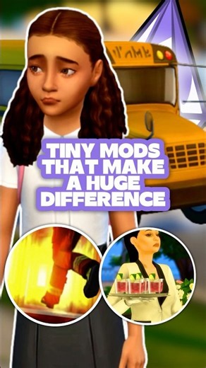 Functional school busses 🚌 instant pie menu and more! 5 Tiny mods for The Sims 4 ✨
