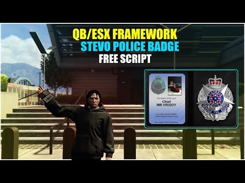 [QB/ESX] Police Badge Script | Free FiveM Script | Installation & Showcase