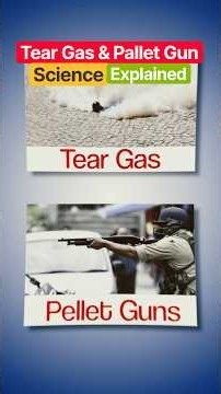 What is Tear Gas & Pallet Gun ?? Science behind it Explained 😱 #shorts #physicswallah