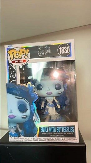 Funko pop corpse bride Emily with butterflies unboxing #funkopop #timburton #spooky #unboxing