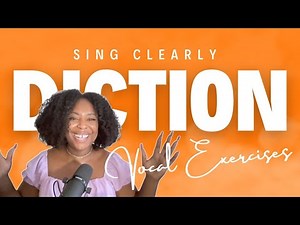 How to Sing Clearly: Vocal Coach teaches 3 fun diction vocal exercises