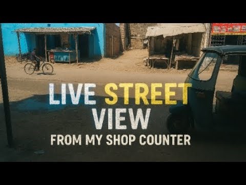 Live Road View from My Shop Counter | Real City Vibes & Daily Street Life 🚗
