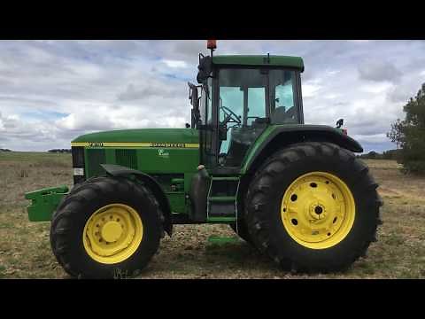 John Deere 7610 tractor Sound + Technical data