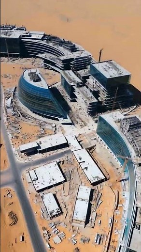 Billion Dollar Desert Mega Project Construction Timelapse #survival #outdoors