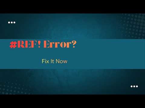 #REF! Error in Excel? Fix It Fast (Easy Solution) | Click Excel