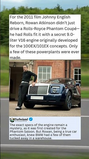 Johnny English's V16 Rolls-Royce Phantom Coupé #car #rare