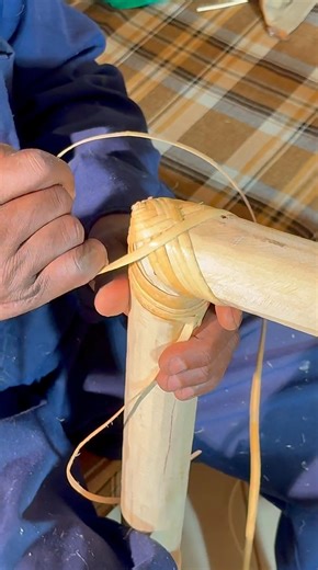 Traditional chair weaving that takes hours to master #artisan #woodworking