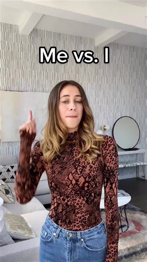 "Me" vs."I" A simple explanation✨️ #grammar #english #ingles #learneng...