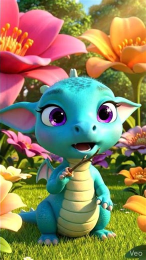 baby dragon cartoon. #cartoon #dragon #trending #funny #animation #animals