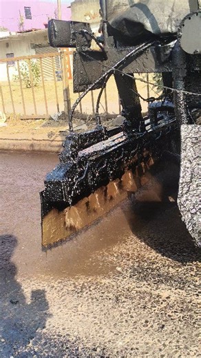 Bituminous Emulsion Spraying in Progress... #ayomotretjakarta #highwayroad #Engineering #highlights2026 @highlight | Manish Sharma