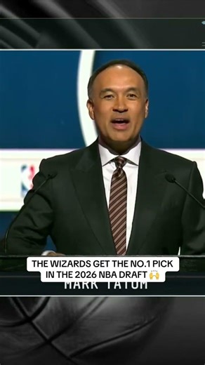The ‪@WashingtonWizards‬ land the top pick in the 2026 NBA Draft 🙌