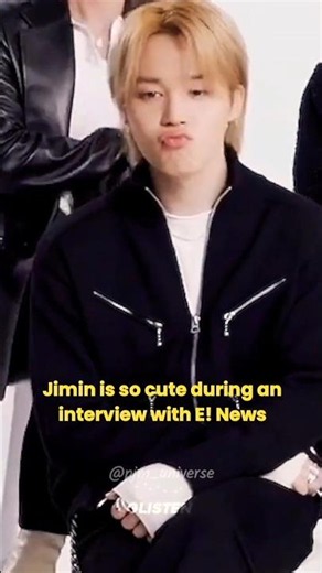 Jimin being adorable as always 😊 #jimin #지민 #parkjimin