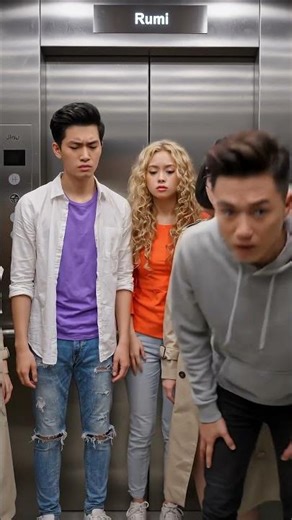 What's fun about riding an elevator?| #shorts #trending #kpopdemonhunters #rumi #kpop #mira #huntrix