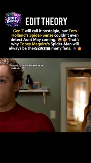 Gen Z will call it nostalgia, but Tom Holland's Spider-Sense couldn't #TobeyMaguire #TomHolland