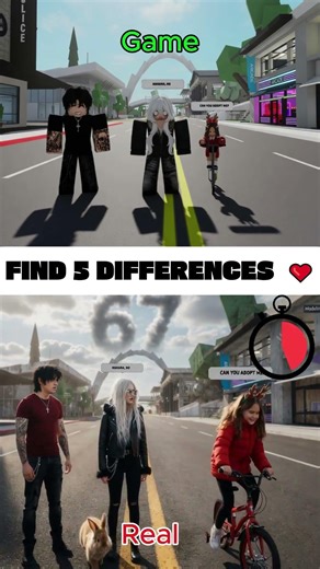 FIND 5 DIFFERENCES! Roblox vs Real Life 😂