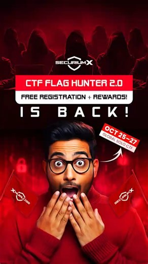 CTF Flag Hunter 2.0 Is Back! | Free Global Cybersecurity Competition 2025 🔥 #ctf #cybercompetition
