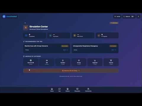 AnesthesiaX Simulation Center Demo | Advanced Anesthesia Case Simulations
