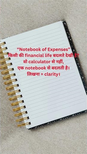 “Notebook of Expenses” #wealthgrowth #motivation #quotes #healthtips #shortvideo