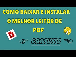 como baixar e instalar o melhor leitor de PDF gratuito