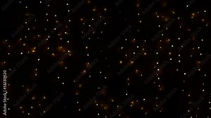 Christmas lights flashing gold texture against brick wall texture