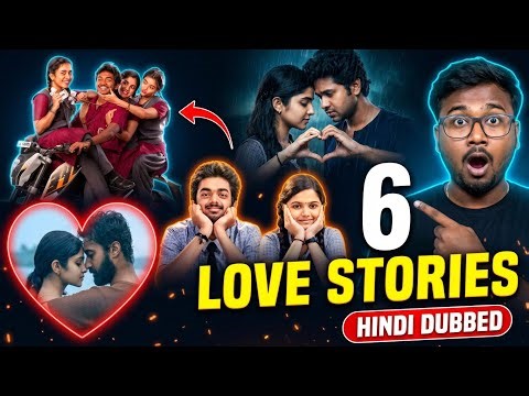 Top 6 Rula Dene Wali South Love Story Movies Dubbed in Hindi 😭