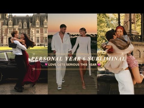 The Year That Brings True Love🩷✨| Personal Year 6 subliminal