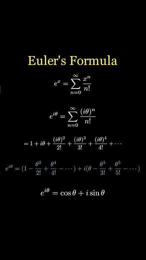 What is Euler's Formula Simplify Easy #math #education #shorts #physics #geometry #mathematic #space