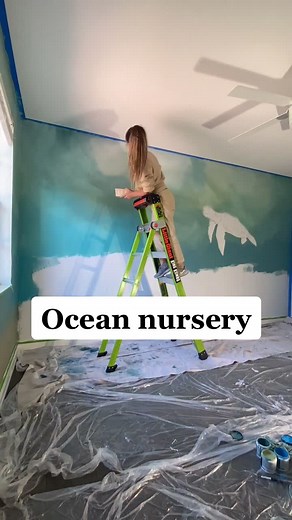 Adorable Turtle Nursery Decor by Full-Time Artist Philippe Danet