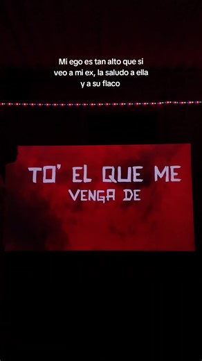 Spanish Lyrics Video with Text Overlays and Silhouette