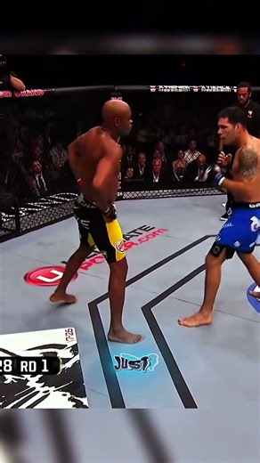 Too much showboating 😮Anderson Silva got CAUGHT 💥 by Chris Weidman #mma #shorts