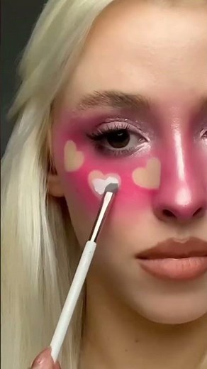 easy heart makeup tutorial