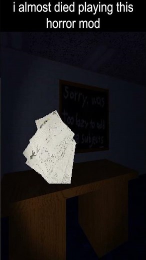 I almost choked playing this baldi horror mod... #baldi #horrorgaming #scary