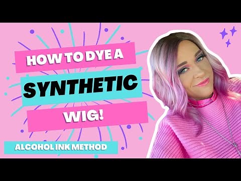 How To Dye A Wig | Wig Transformation | Wig Tutorial | Jesse M. Simons | Alcohol Ink Method Wig Dye