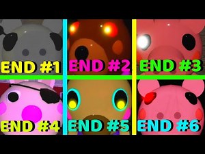 Roblox - All 6 Endings - Piggy!