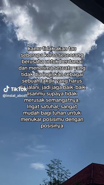 Menghargai Usaha dan Takdir Setiap Orang