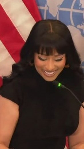 670K views · 141K reactions | Anyone attack Nicki Minaj for supporting President Trump’s efforts to save Christians in Nigeria from persecution is simply revealing the darkness in their heart and the brainwashing they’ve endured. Nicki Minaj has fearlessly combatted fraud and media deception for over a decade. It feels so fulfilling watching her be recognized in such an iconic way. THANK YOU NICKI! MAGA 4 MINAJ #MAGA #TRUMP #BARBZ #NICKIMINAJ | Xaviaer DuRousseau | Facebook