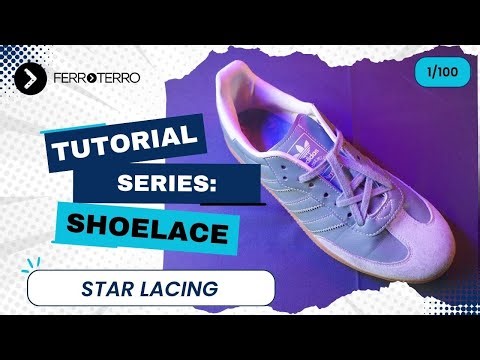 Shoelace Series 1/100 — Star Lacing (Unique Star Pattern!)